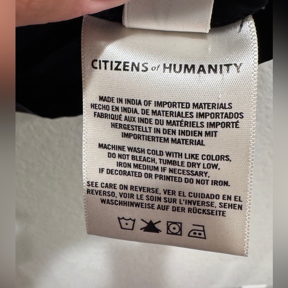 Citizens of Humanity Surplus Anorak Windbreaker Mens (can be Women’s) Navy Sz XL - Picture 14 of 15